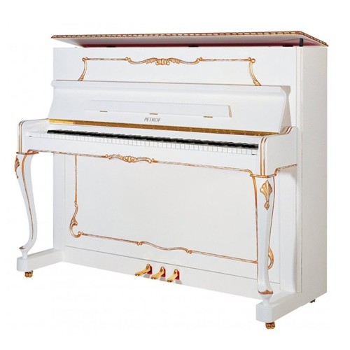 Пианино PETROF P 118 R1 Rococo, белый 