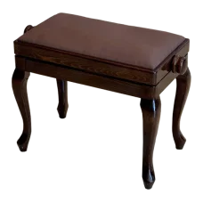 Банкетка Discacciati, орех глянец, велюр