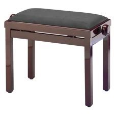 Банкетка Stagg, махагон глянец, вельвет